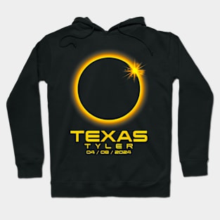 Tyler Texas Tx Total Solar Eclipse 2024 Hoodie